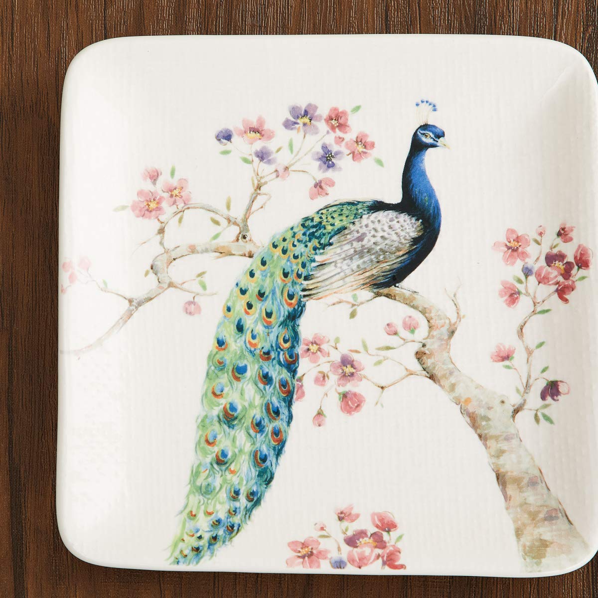 Home Centre Moksha Peacock Print Side Plate - Image 5