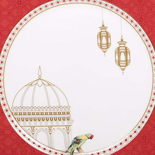 Home Centre Nirvana Dinner Plate - Red - Image 2