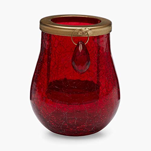 Home Centre Raga Orchard Crackle Tea Light Holders-Set of 4 Pcs - Multicolour - Image 3