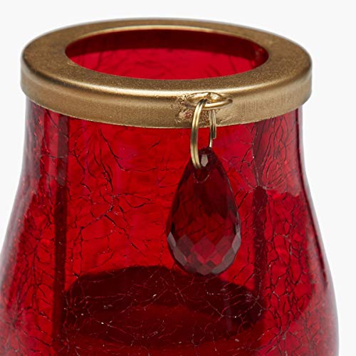 Home Centre Raga Orchard Crackle Tea Light Holders-Set of 4 Pcs - Multicolour - Image 7