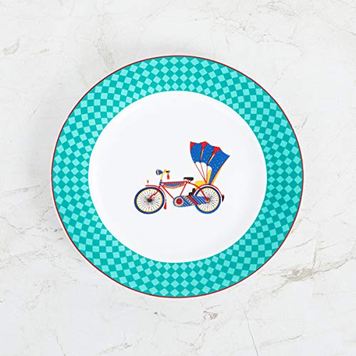 Home Centre Raisa Retro Printed Side Plate