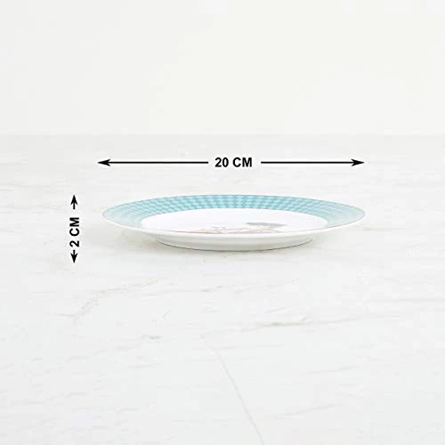 Home Centre Raisa Retro Printed Side Plate - Image 2