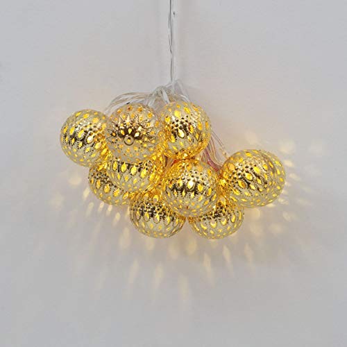 Home Centre Serena Floral String Light- 10 Bulbs- Large