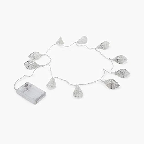 Home Centre Serena Leaf String Light- 10 Bulbs- Large - Image 4