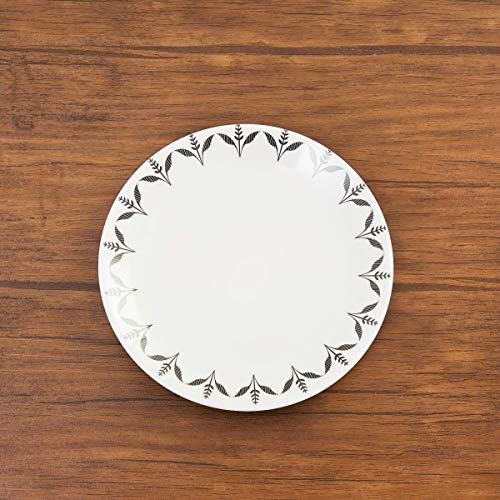 Home Centre Silvano Floral Print Side Plate - White