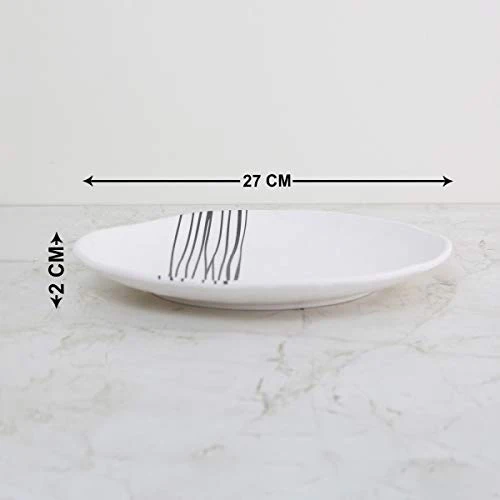 Home Centre Silvano Printed Dinner Plate - Image 4
