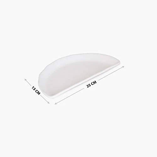 Home Centre Silvano Solid Melamine Platter - White - Image 5