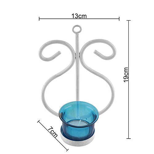 Homesake® Set of 2 Decorative White Wall Sconce - Image 2