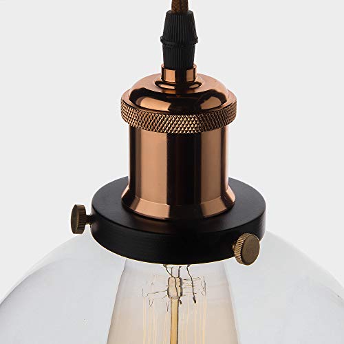 Homesake 60 Watts Pendant Light, Bronze, Rose Gold, Round - Image 4