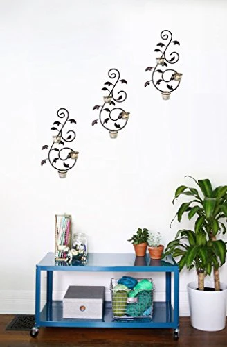Hosley 18IN Long Set of 2 Decorative Wall Sconce with Free Tealights - Image 4