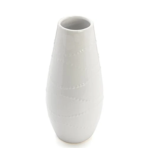 Hosley Large 12 Tall White Ceramic Vase by HG Global - Image 6