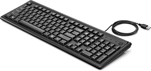 HP X1000 Wired Mouse (Black/Grey) + HP 100 Wired USB Keyboard - Image 7