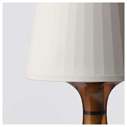 Ikea LAMPAN 11 Inch Table Lamp (White, Brown, 0.29 m) - Image 2