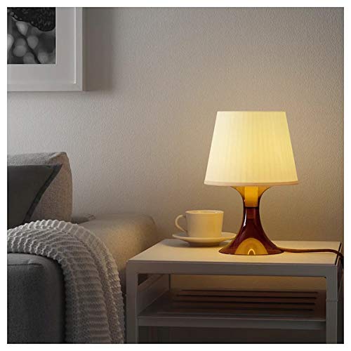 Ikea LAMPAN 11 Inch Table Lamp (White, Brown, 0.29 m) - Image 4