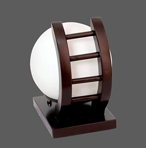 Imper!al Wooden Wall Light/Wall Hanging Lamp for Bedroom, Living Room, Home Decor (Brown) - Image 3