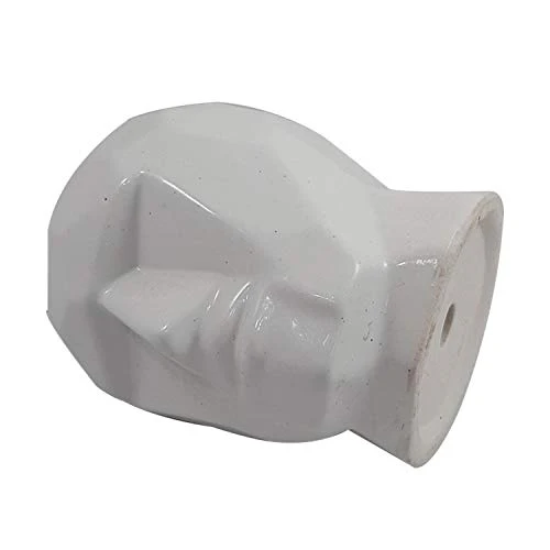 India Meets India Ceramic Flower Vase (6.5 x 3.5 inch, White) - Image 5