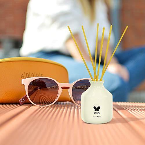 IRIS Reed Diffuser with Ceramic Pot, Lavender, Home Fragrances, Risk Free, Easy to use - Image 2