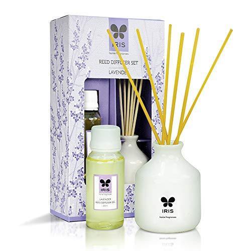 IRIS Reed Diffuser with Ceramic Pot, Lavender, Home Fragrances, Risk Free, Easy to use - Image 6