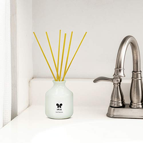 IRIS Reed Diffuser with Ceramic Pot - Lemon Grass - Home Fragrances - Risk-Free - Easy to use - 60 ml - Image 3