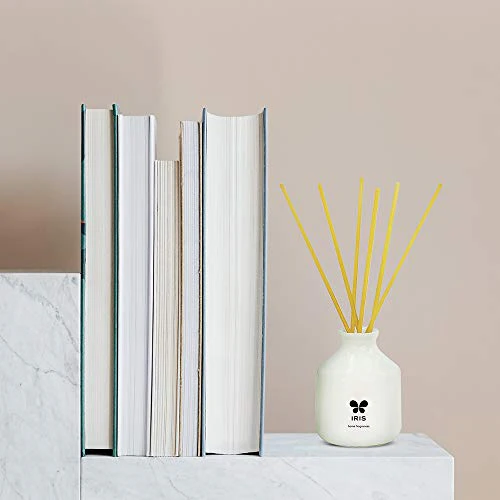 IRIS Reed Diffuser with Ceramic Pot - Lemon Grass - Home Fragrances - Risk-Free - Easy to use - 60 ml - Image 7