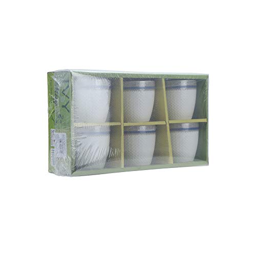 Ivy Tea And Coffee Mug - 6 Pieces, White
