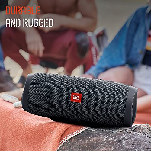 JBL Charge Essential 20W IPX7 Waterproof Portable Bluetooth Speaker with 20 Hours Playtime & Built-in 6000 mAh Powerbank (Without Mic, Gun Metal) - Image 3