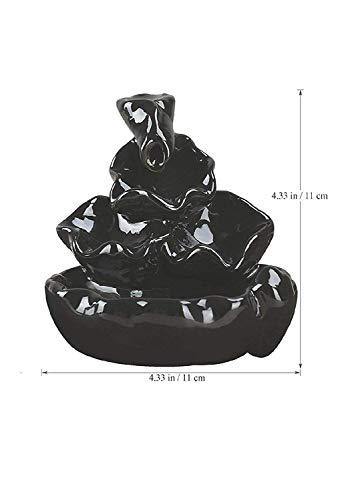 JC Crafts & Fabrics Polyresin Ganesha with Smoke Fountain Backflow Cone Incense Holder Decorative Showpiece - Image 3