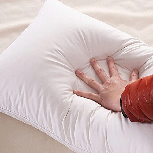 JDX Reliance Polyester Blend Fiber Pillow, White -Set of 2 - Image 2
