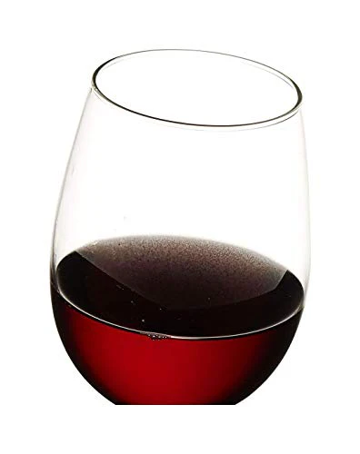 JUSTNOW Glass Goblet Wine Glass - 6 Pieces, White, 250 ml - Image 2
