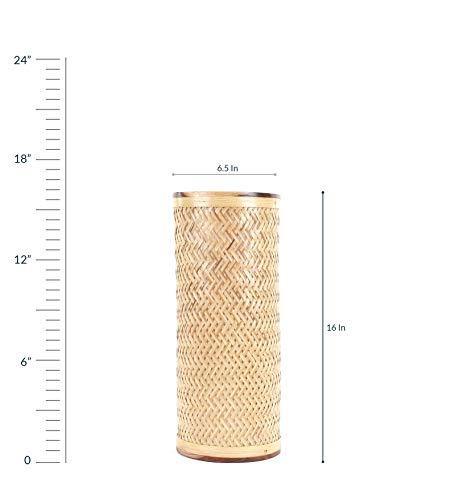 KraftInn Decorative Bamboo Table Lamp - Image 2