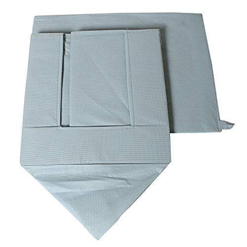 Kuber Industries Non-Woven 4 Pieces Shirt Stacker Wardrobe Organizer (Grey)-CTKTC21197 - Image 4