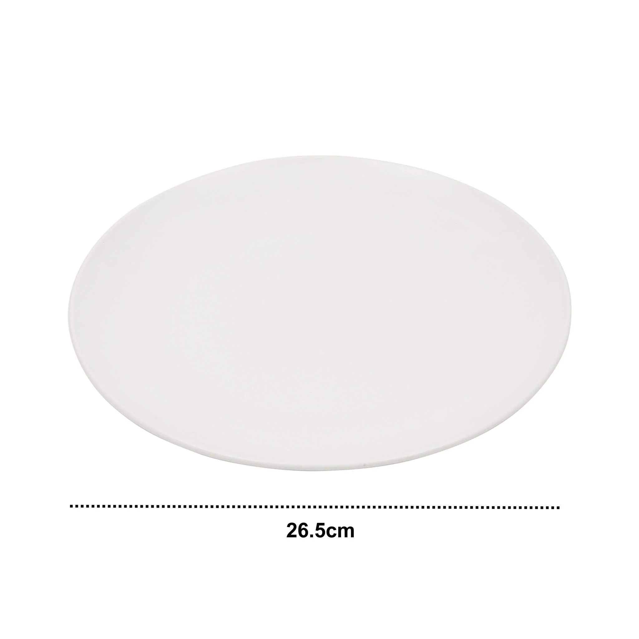 Kurtzy Round Ceramic Dish Plate Microwave Safe for Serving Eating Dessert Dinner Tableware Set of 6 - Image 6