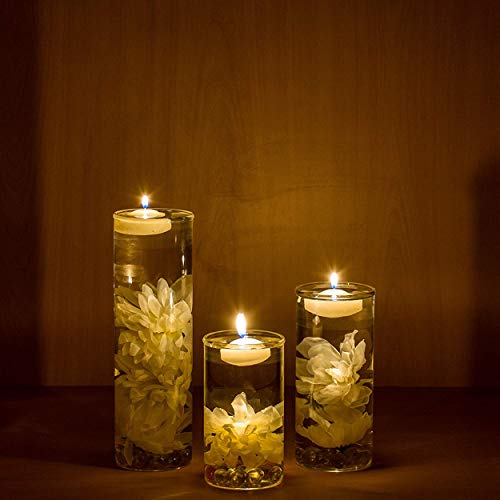 LABZIO Glass Flower Vase (6 inch , 7.5 inch , 10.5 inch, Transparent) - Image 3