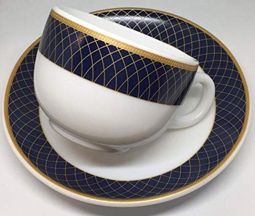 LaOpala Glass Cup And Saucer - 12 Pieces, White - Image 2