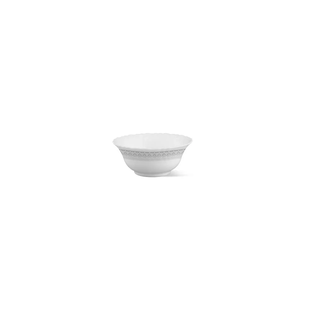Larah by Borosil Classic Opalware Dinner Set, 27-Pieces, White - Image 2
