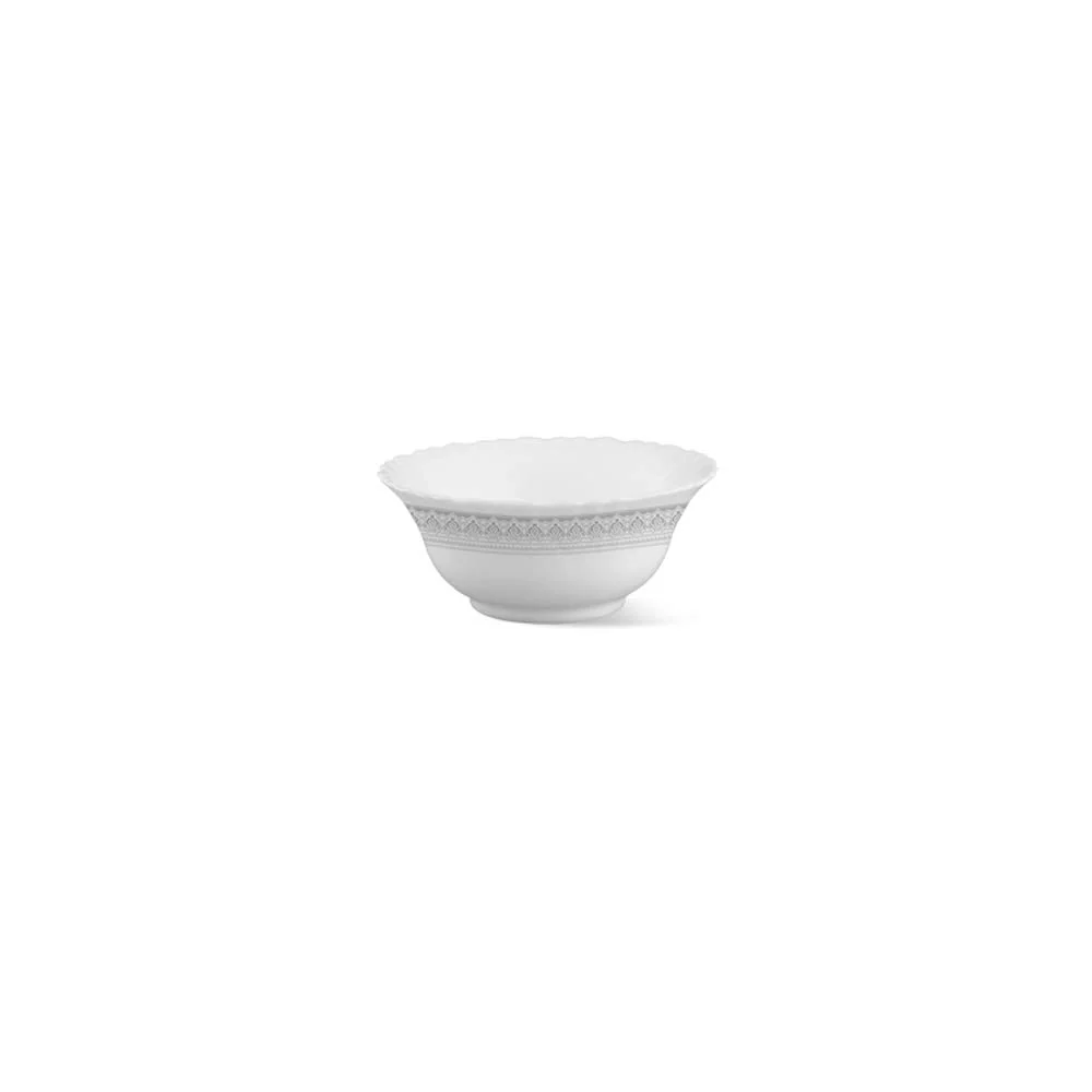 Larah by Borosil Classic Opalware Dinner Set, 27-Pieces, White - Image 3