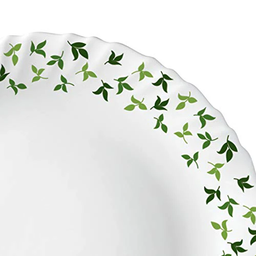 Larah by Borosil Sage Silk Series Opalware Dinner Set, 19 Pieces, White - Image 6