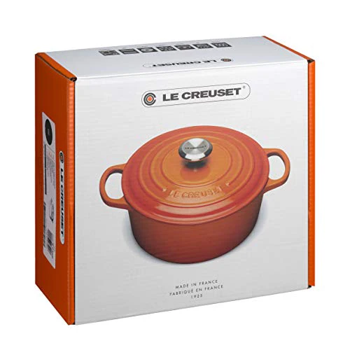 Le Creuset Signature Cast Iron Round Casserole, 18 cm - Cerise - Image 8