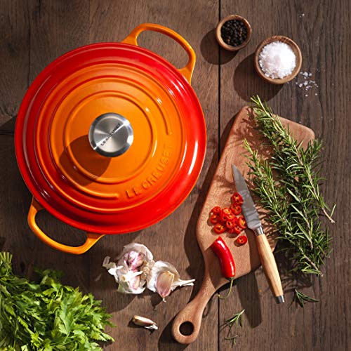 Le Creuset Signature Cast Iron Round Casserole, 18 cm - Volcanic - Image 6