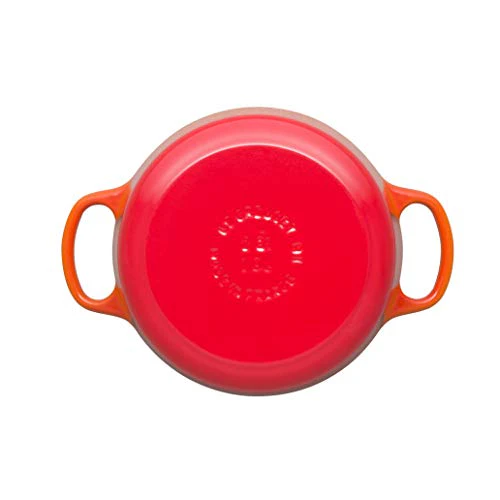 Le Creuset Signature Cast Iron Round Casserole, 18 cm - Volcanic - Image 9