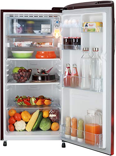 LG 190 L 4 Star Inverter Direct-Cool Single Door Refrigerator (GL-B201ASCY, Scarlet Charm) - Image 11
