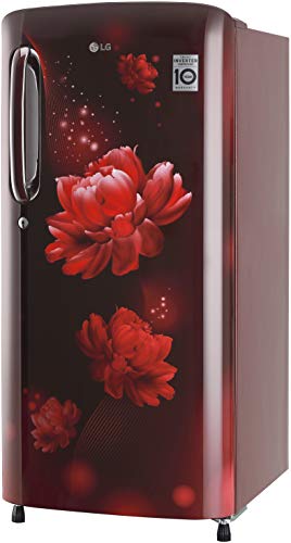 LG 190 L 4 Star Inverter Direct-Cool Single Door Refrigerator (GL-B201ASCY, Scarlet Charm) - Image 5