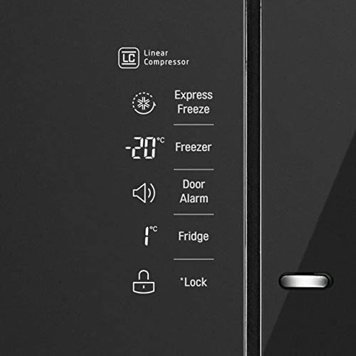 LG 679 L Door-in-Door Inverter linear Side-by-Side Refrigerator (GC-M247UGBM, Black Glass, LG ThinQ) - Image 11