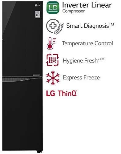 LG 679 L Door-in-Door Inverter linear Side-by-Side Refrigerator (GC-M247UGBM, Black Glass, LG ThinQ) - Image 12