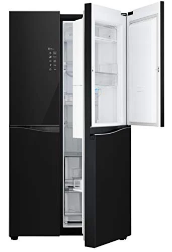 LG 679 L Door-in-Door Inverter linear Side-by-Side Refrigerator (GC-M247UGBM, Black Glass, LG ThinQ) - Image 2
