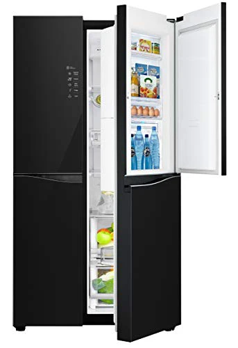 LG 679 L Door-in-Door Inverter linear Side-by-Side Refrigerator (GC-M247UGBM, Black Glass, LG ThinQ) - Image 3