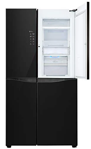 LG 679 L Door-in-Door Inverter linear Side-by-Side Refrigerator (GC-M247UGBM, Black Glass, LG ThinQ) - Image 4