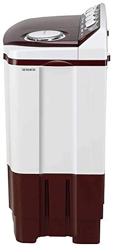 LG 8 Kg 5 Star Semi-Automatic Top Loading Washing Machine (P8035SRMZ, Burgundy, Collar Scrubber) - Image 3