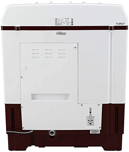 LG 8 Kg 5 Star Semi-Automatic Top Loading Washing Machine (P8035SRMZ, Burgundy, Collar Scrubber) - Image 9