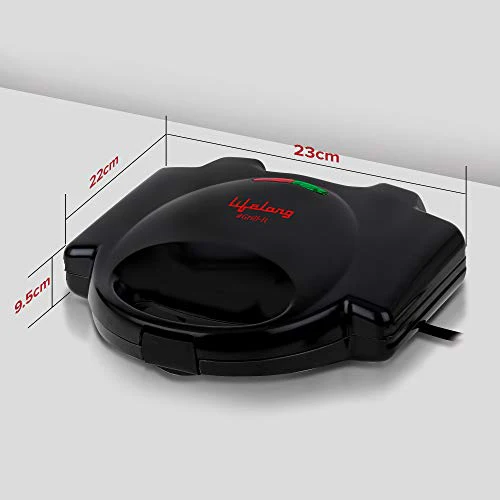 Lifelong LLSM115G 750-Watt 4-Slice Grill Sandwich Maker (Black) - Image 4